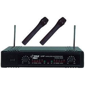 Pyle Dual UHF Wireless Microphone 